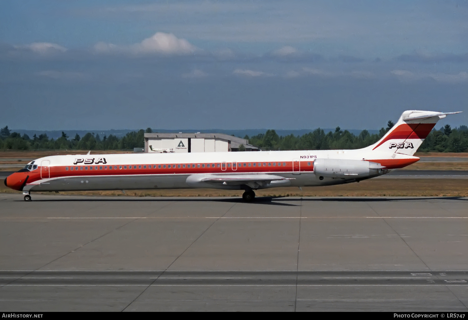 Aircraft Photo of N931PS | McDonnell Douglas MD-81 (DC-9-81) | PSA - Pacific Southwest Airlines | AirHistory.net #421521