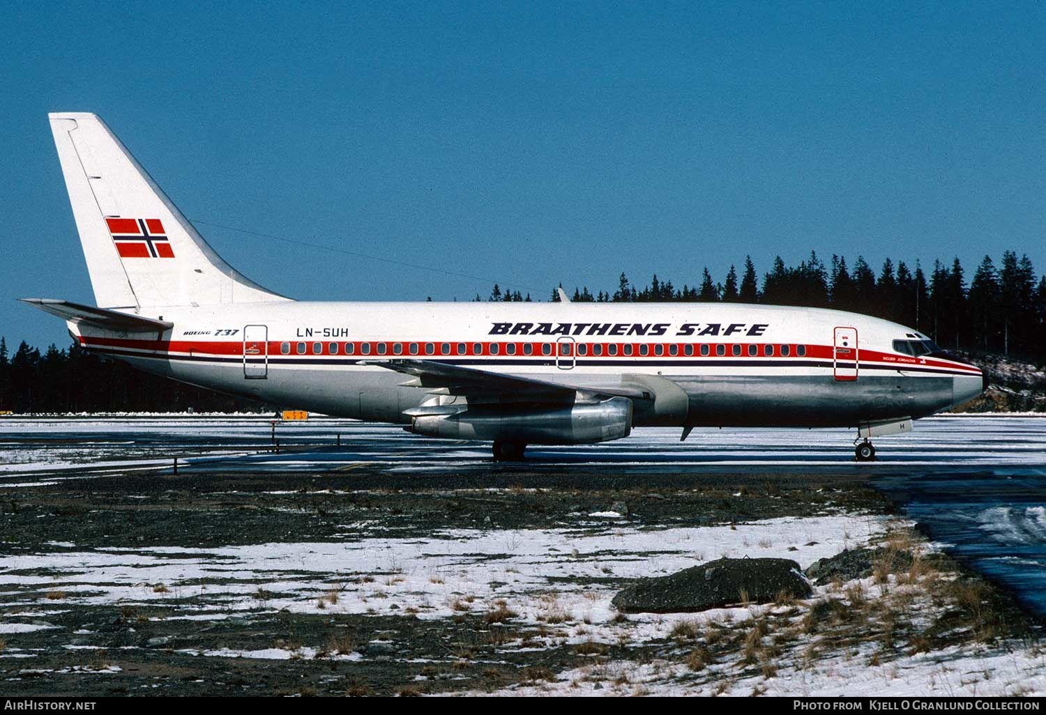 Aircraft Photo of LN-SUH | Boeing 737-205/Adv | Braathens SAFE | AirHistory.net #421523