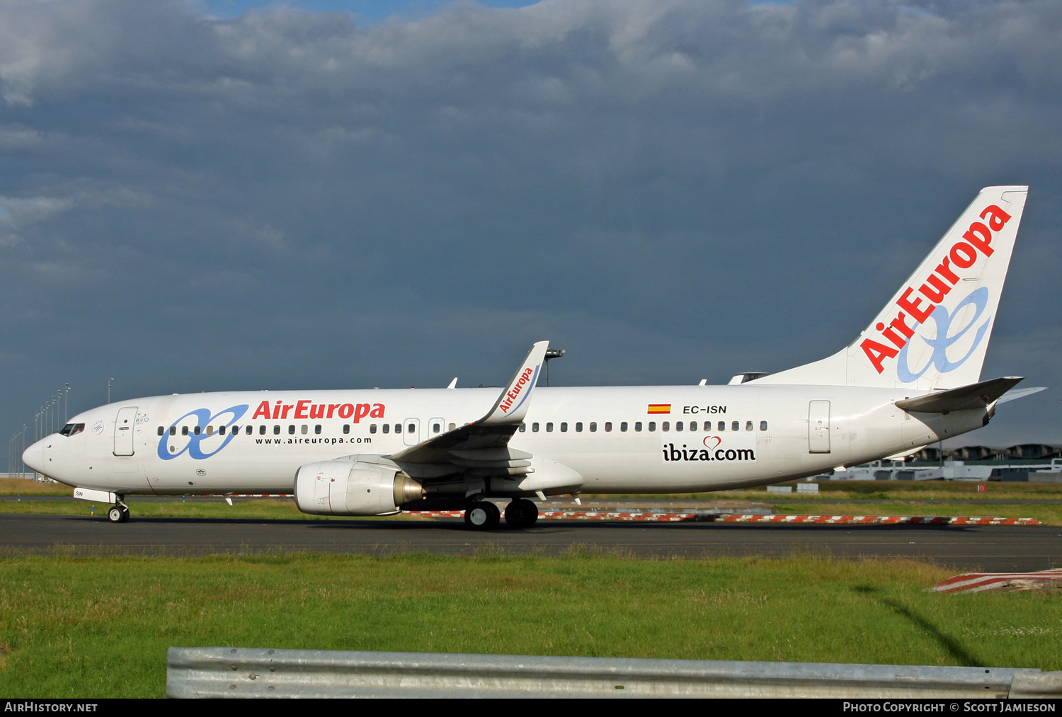 Aircraft Photo of EC-ISN | Boeing 737-86Q | Air Europa | AirHistory.net #421540
