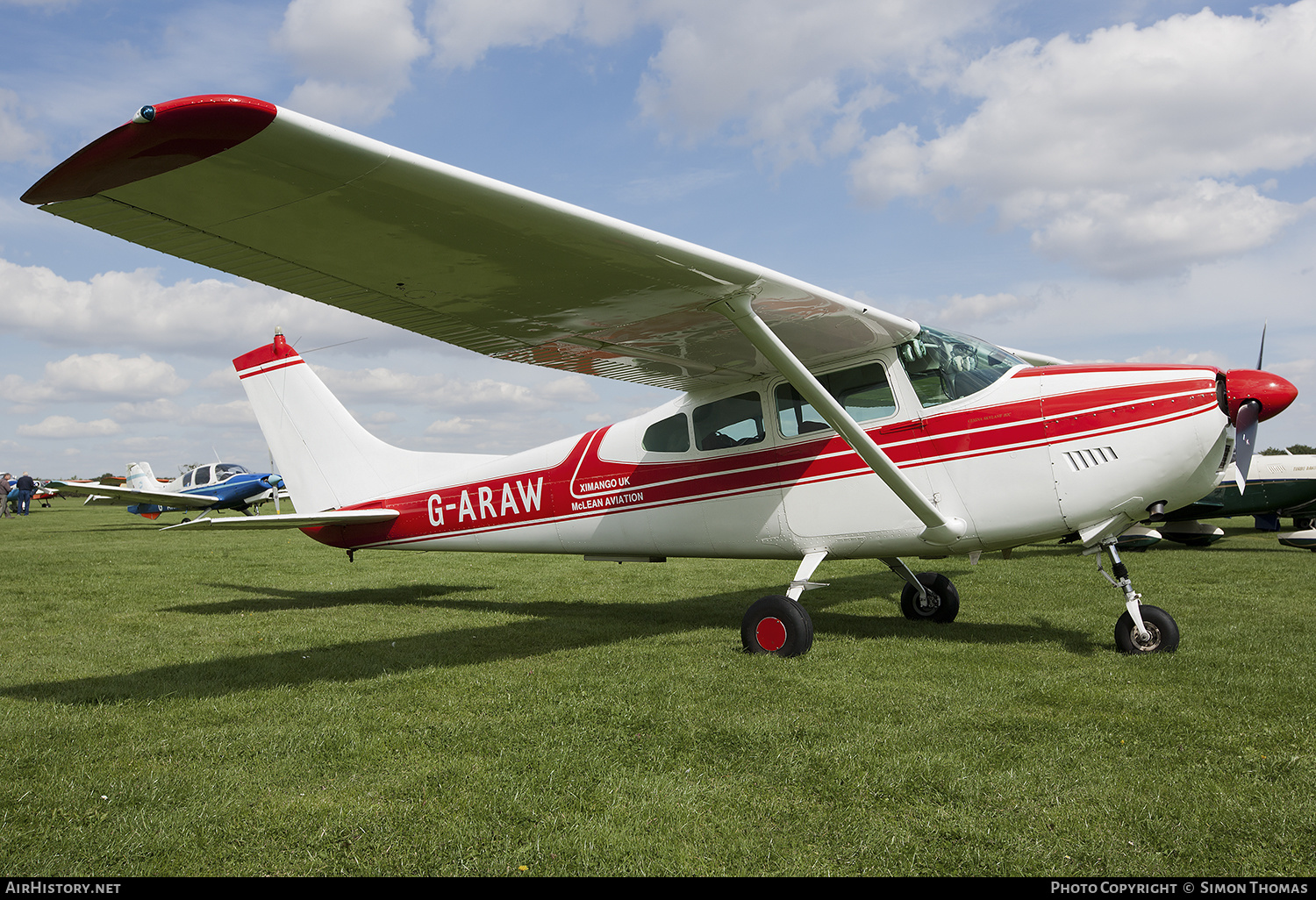 Aircraft Photo of G-ARAW | Cessna 182C Skylane | Ximango UK/McLean Aviation | AirHistory.net #421560