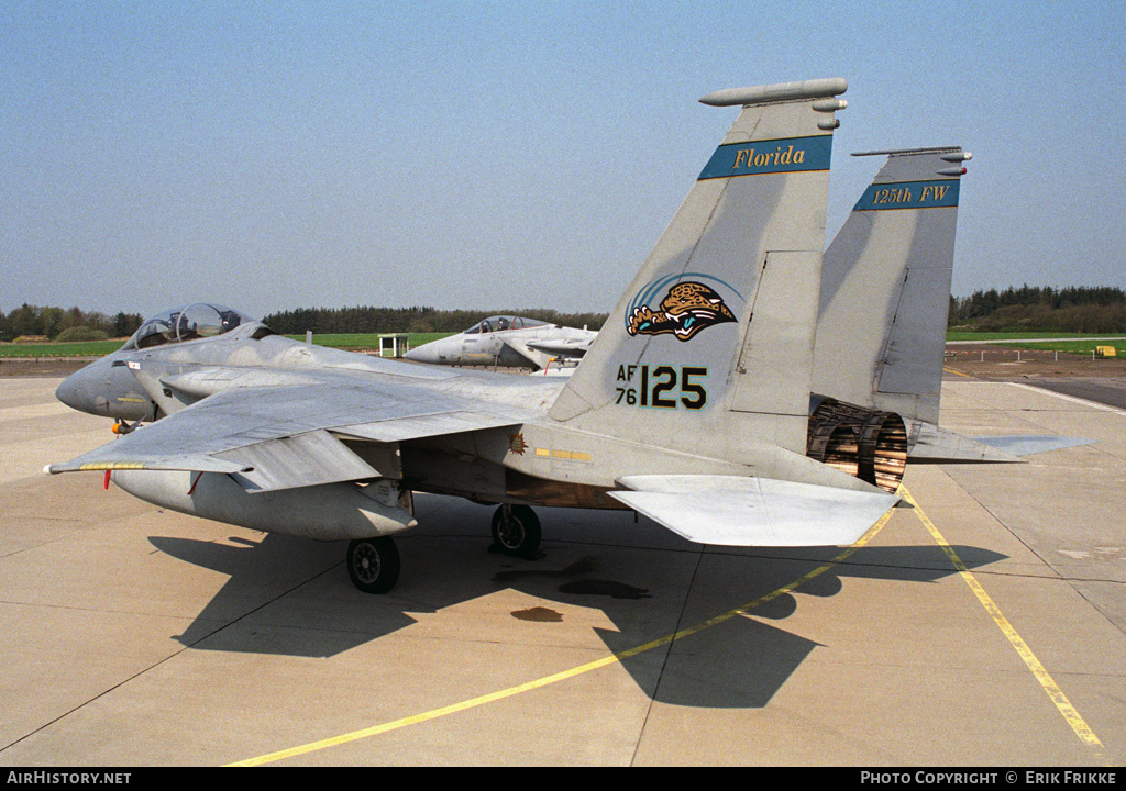 Aircraft Photo of 76-0125 / AF76-125 | McDonnell Douglas F-15B Eagle | USA - Air Force | AirHistory.net #421581