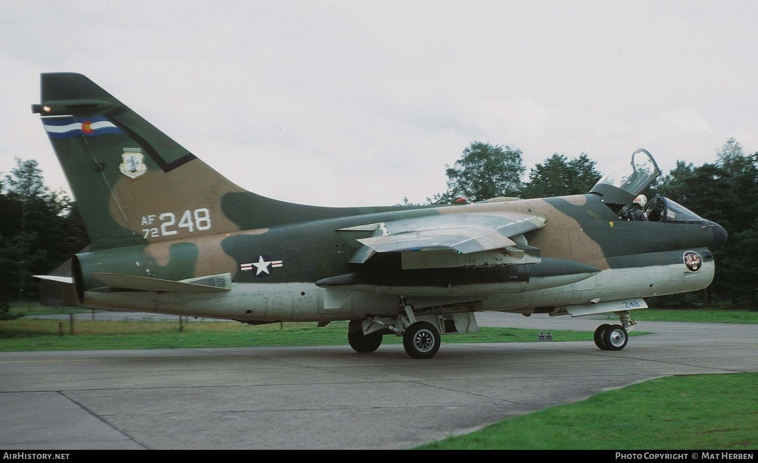 Aircraft Photo of 72-0248 / AF72-248 | LTV A-7D Corsair II | USA - Air Force | AirHistory.net #421622