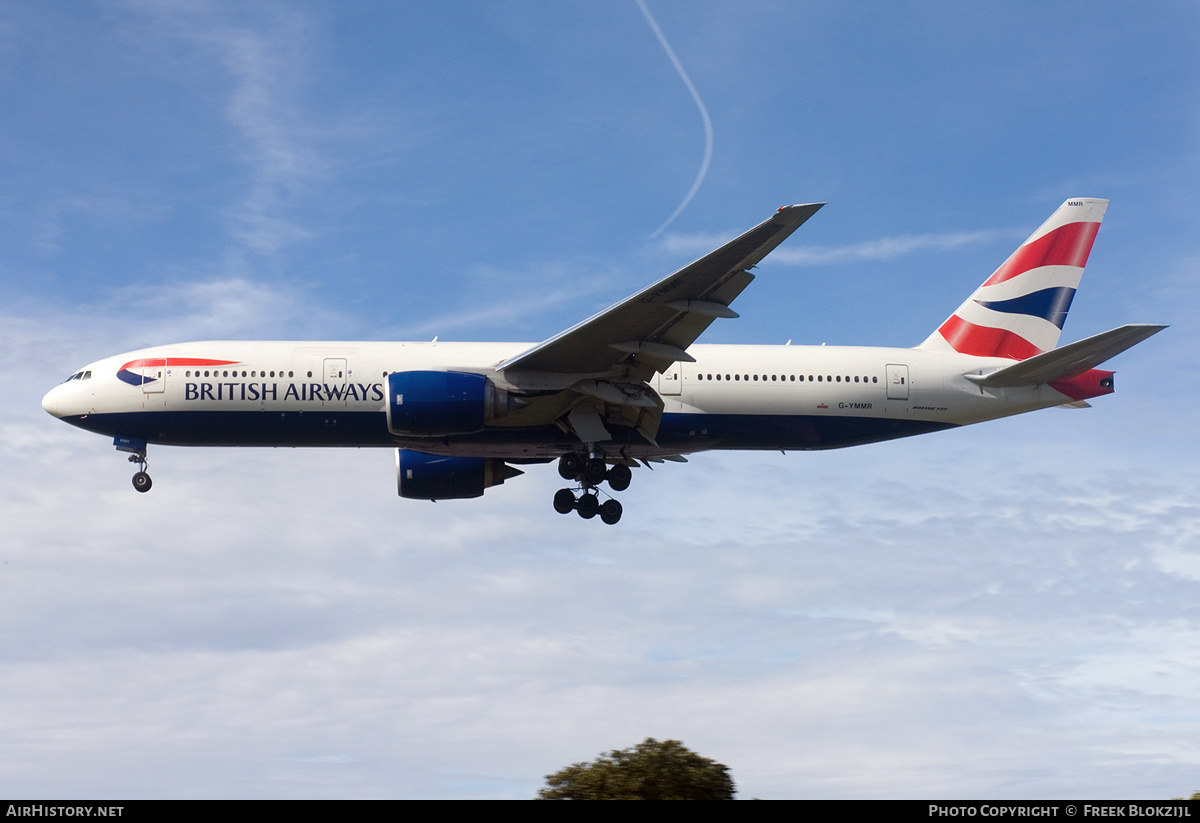 Aircraft Photo of G-YMMR | Boeing 777-236/ER | British Airways | AirHistory.net #421634