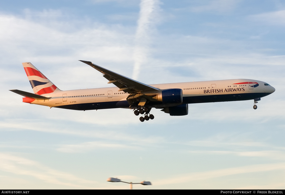 Aircraft Photo of G-STBB | Boeing 777-36N/ER | British Airways | AirHistory.net #421639