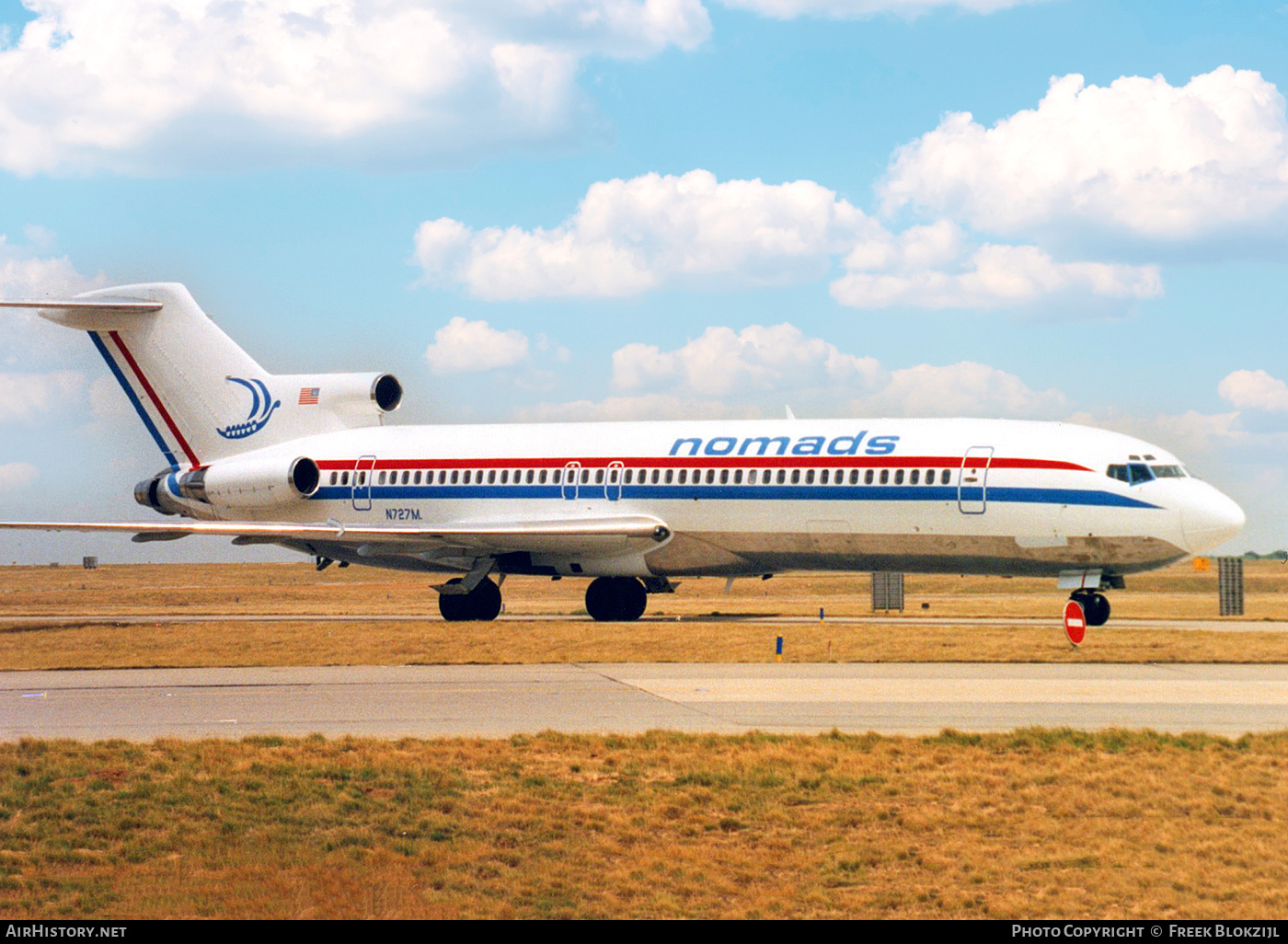 Aircraft Photo of N727M | Boeing 727-221/Adv(RE) Super 27 | Nomads Travel Club | AirHistory.net #421642