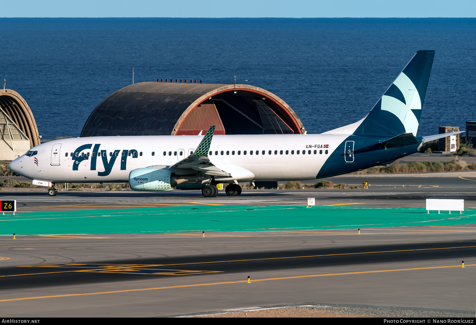 Aircraft Photo of LN-FGA | Boeing 737-82R | Flyr | AirHistory.net #421648