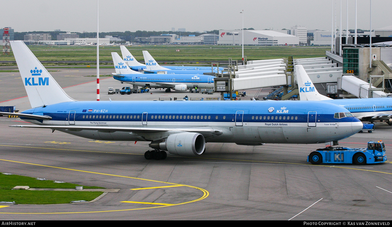Aircraft Photo of PH-BZH | Boeing 767-306/ER | KLM - Royal Dutch Airlines | AirHistory.net #421693