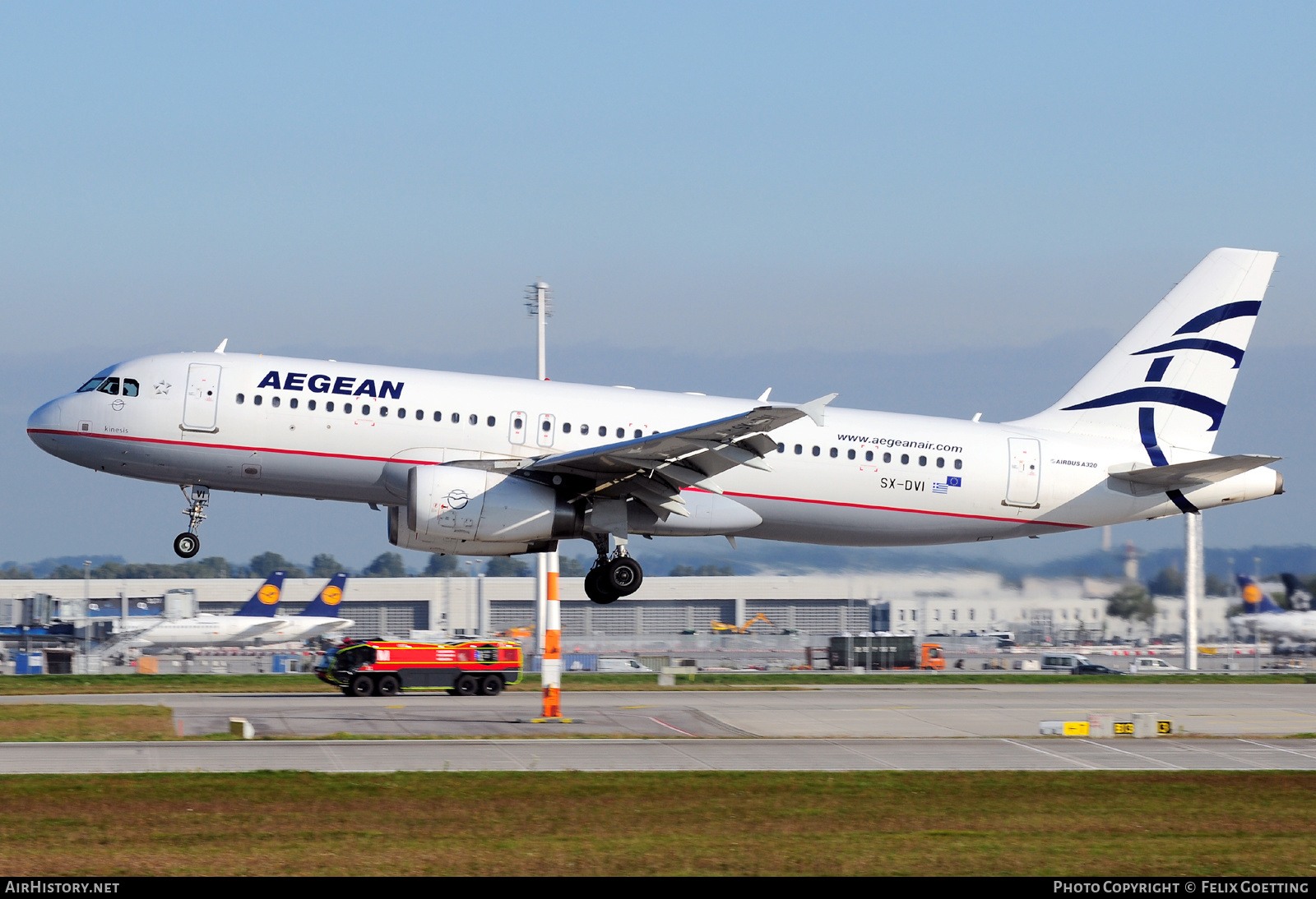 Aircraft Photo of SX-DVI | Airbus A320-232 | Aegean Airlines | AirHistory.net #421757