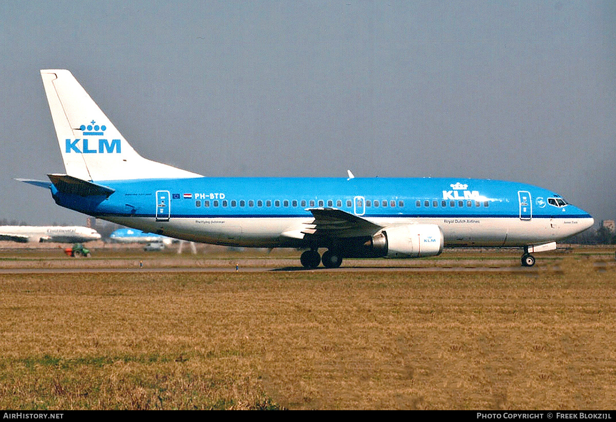 Aircraft Photo of PH-BTD | Boeing 737-306 | KLM - Royal Dutch Airlines | AirHistory.net #421774