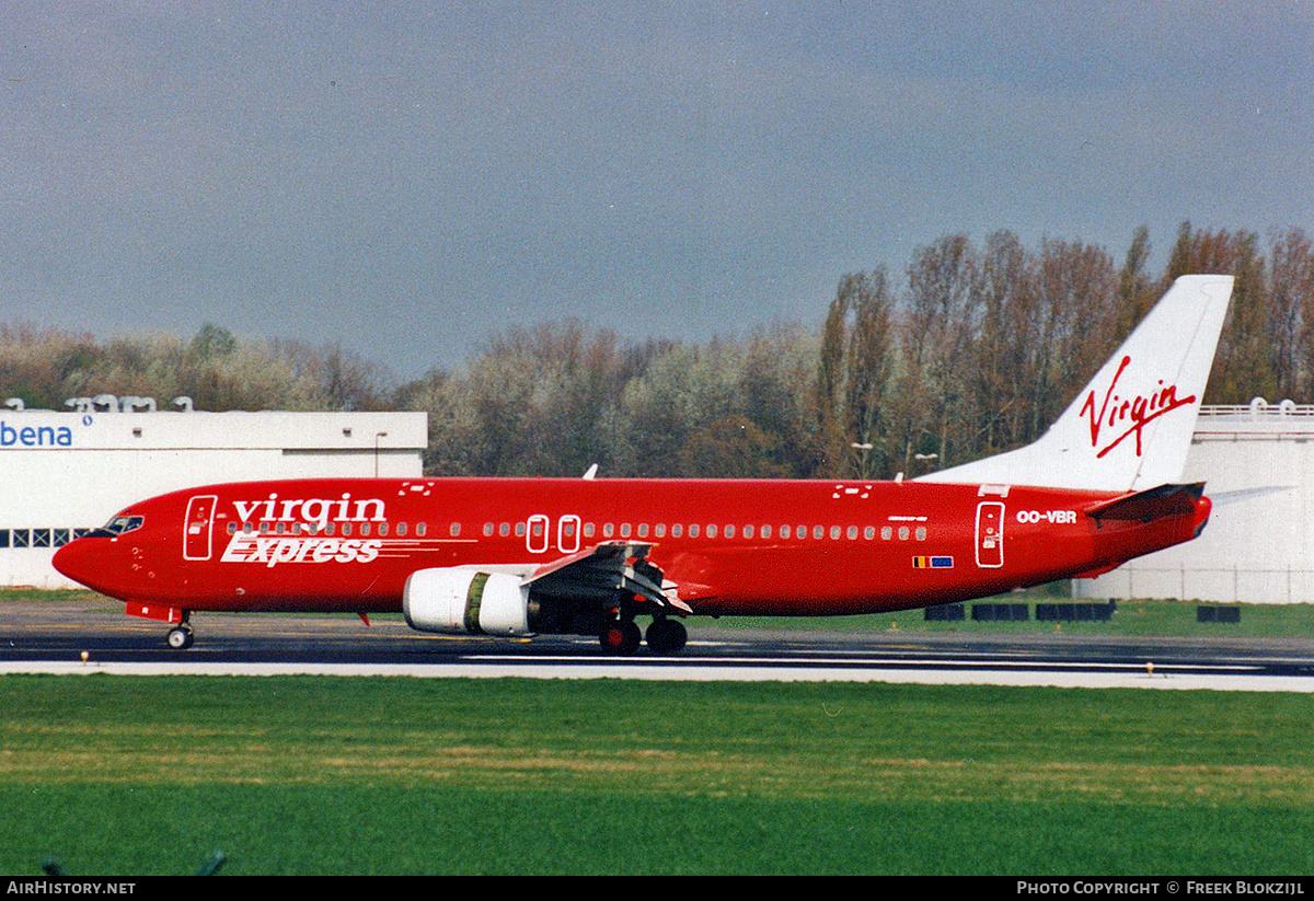 Aircraft Photo of OO-VBR | Boeing 737-4Y0 | Virgin Express | AirHistory.net #421778