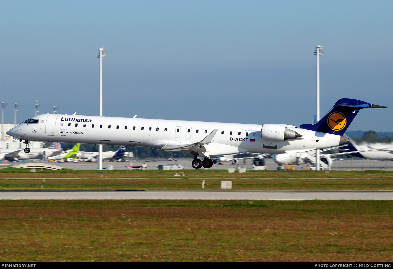 Aircraft Photo of D-ACKF | Bombardier CRJ-900LR (CL-600-2D24) | Lufthansa Regional | AirHistory.net #421779