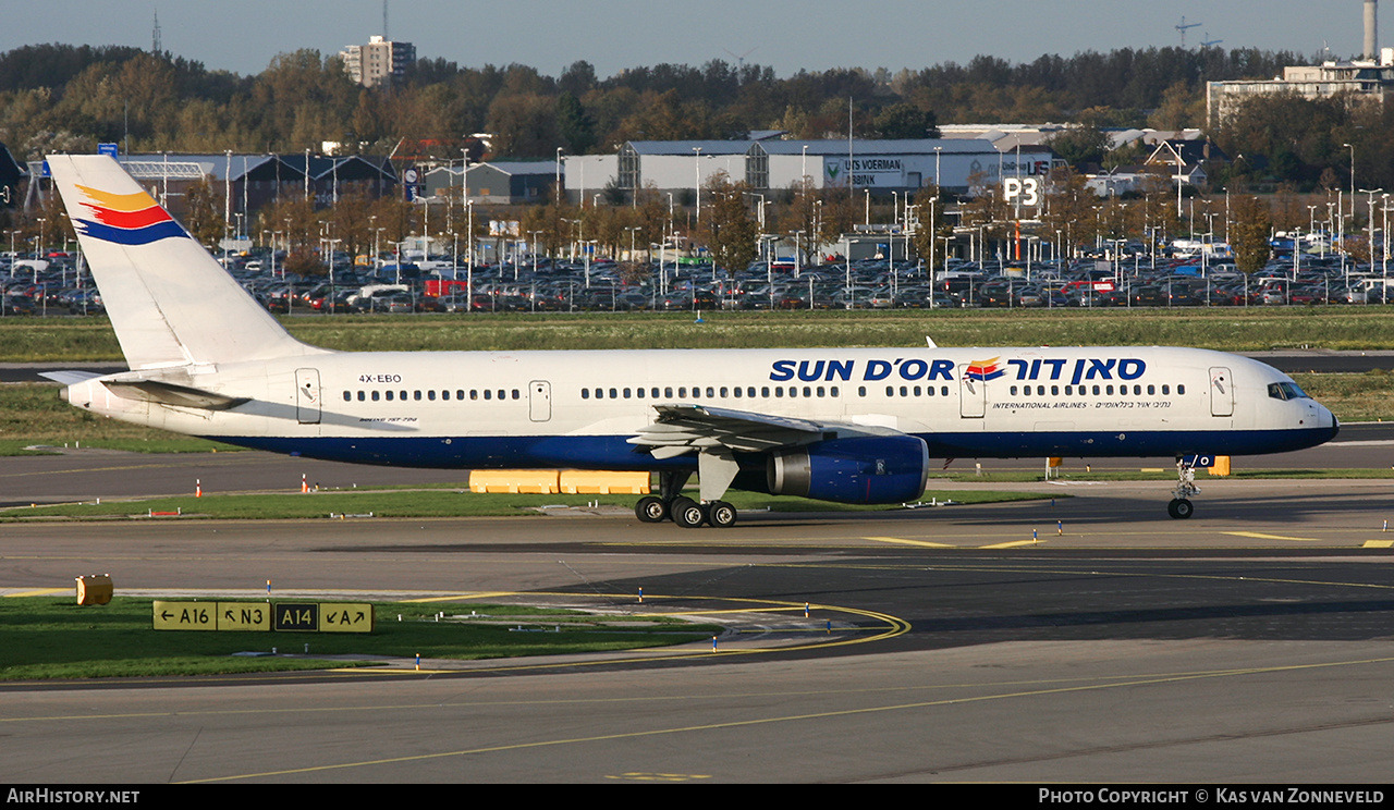 Aircraft Photo of 4X-EBO | Boeing 757-236 | Sun d'Or International Airlines | AirHistory.net #421782