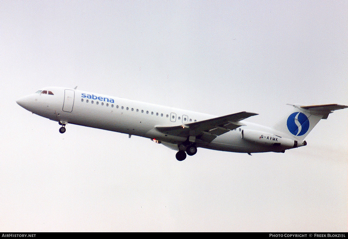 Aircraft Photo of G-AVMK | BAC 111-510ED One-Eleven | Sabena | AirHistory.net #421793