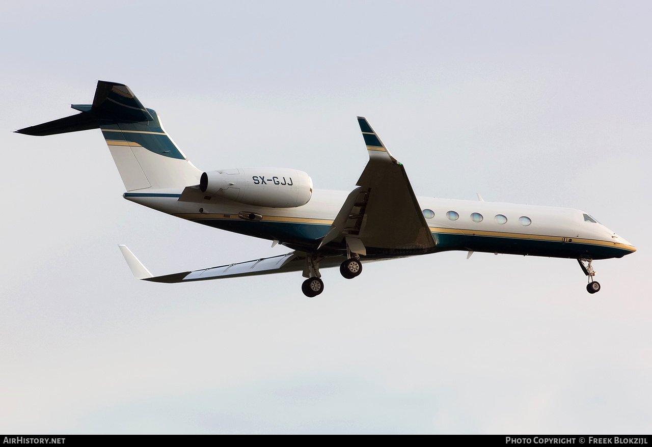 Aircraft Photo of SX-GJJ | Gulfstream Aerospace G-V-SP Gulfstream G550 | AirHistory.net #421802