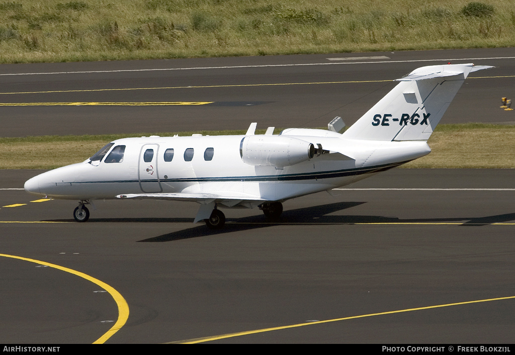 Aircraft Photo of SE-RGX | Cessna 525 CitationJet CJ1 | AirHistory.net #421811