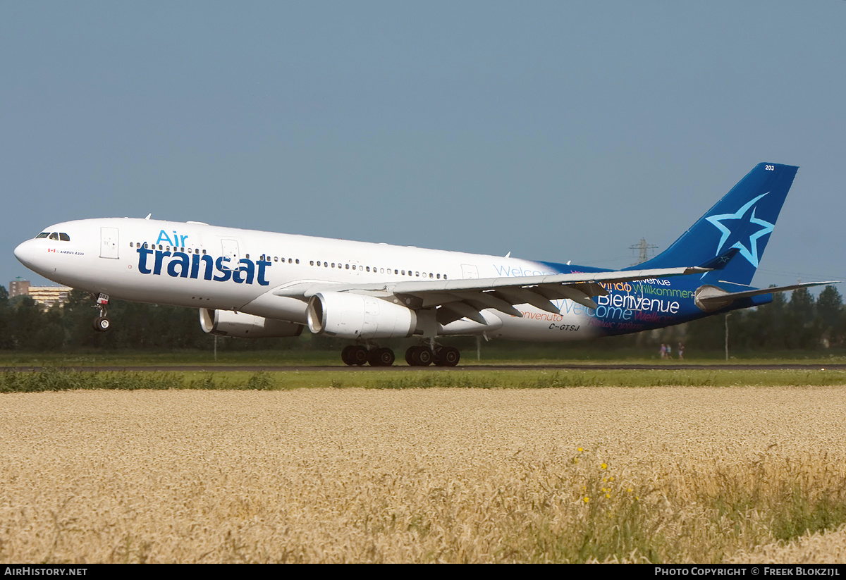 Aircraft Photo of C-GTSJ | Airbus A330-243 | Air Transat | AirHistory.net #421821
