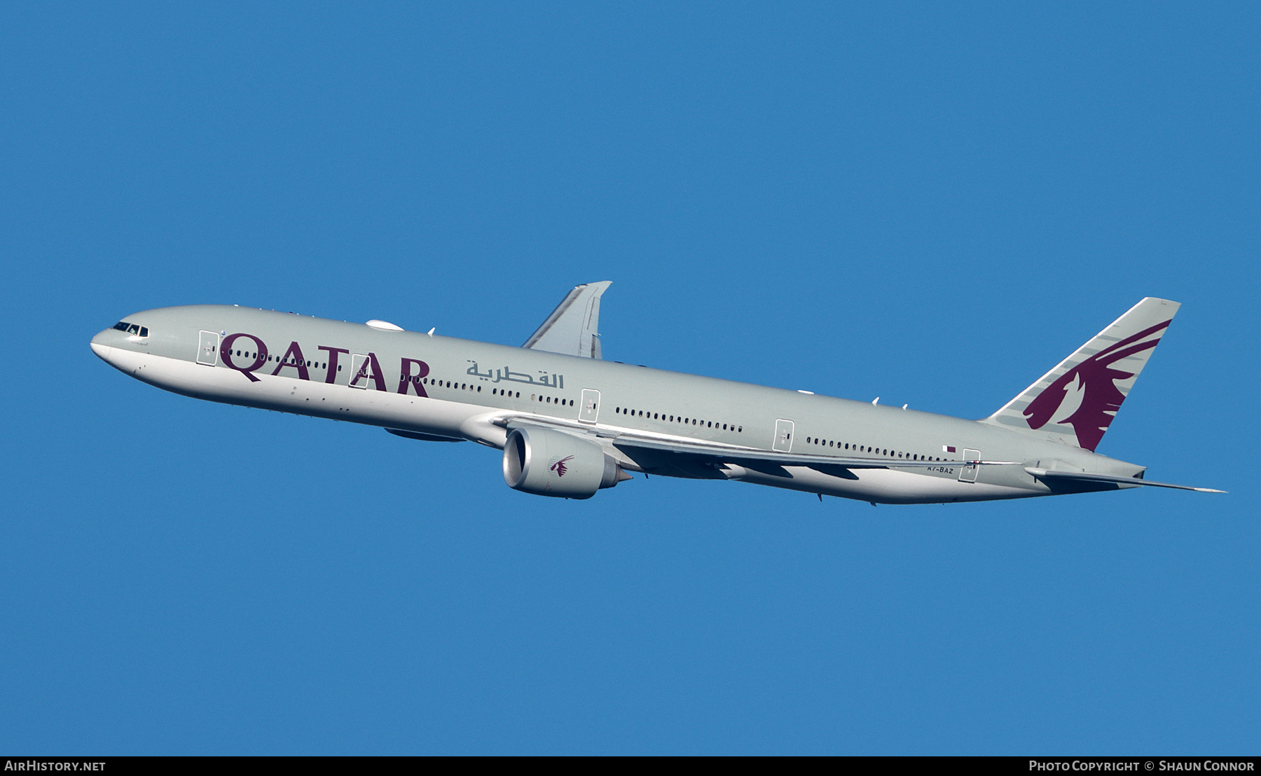 Aircraft Photo of A7-BAZ | Boeing 777-3DZ/ER | Qatar Airways | AirHistory.net #421832