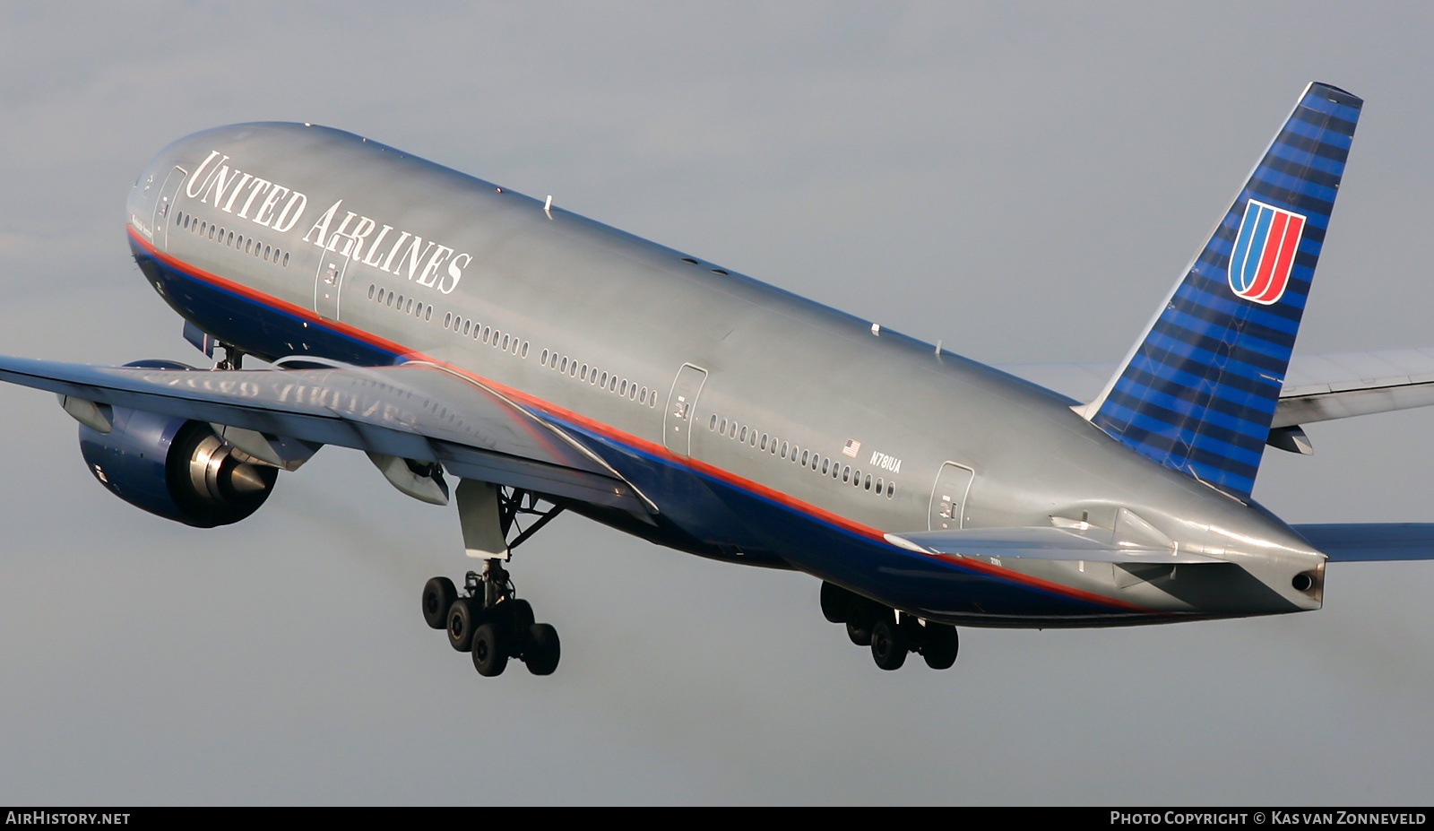 Aircraft Photo of N781UA | Boeing 777-222 | United Airlines | AirHistory.net #421835