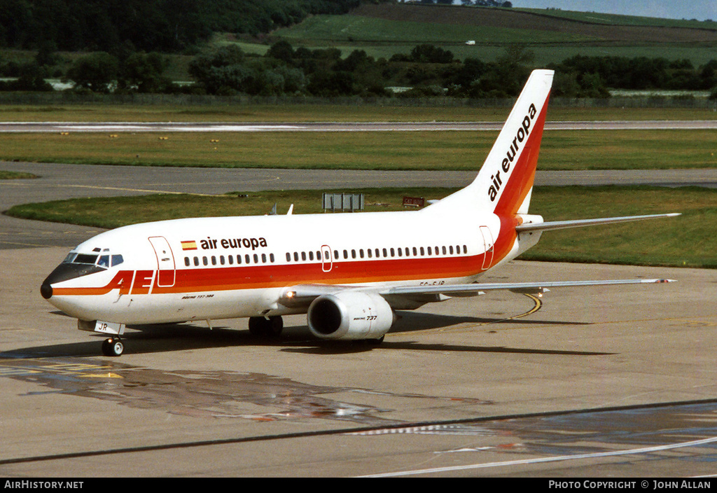 Aircraft Photo of EC-FJR | Boeing 737-3Y0 | Air Europa | AirHistory.net #421882