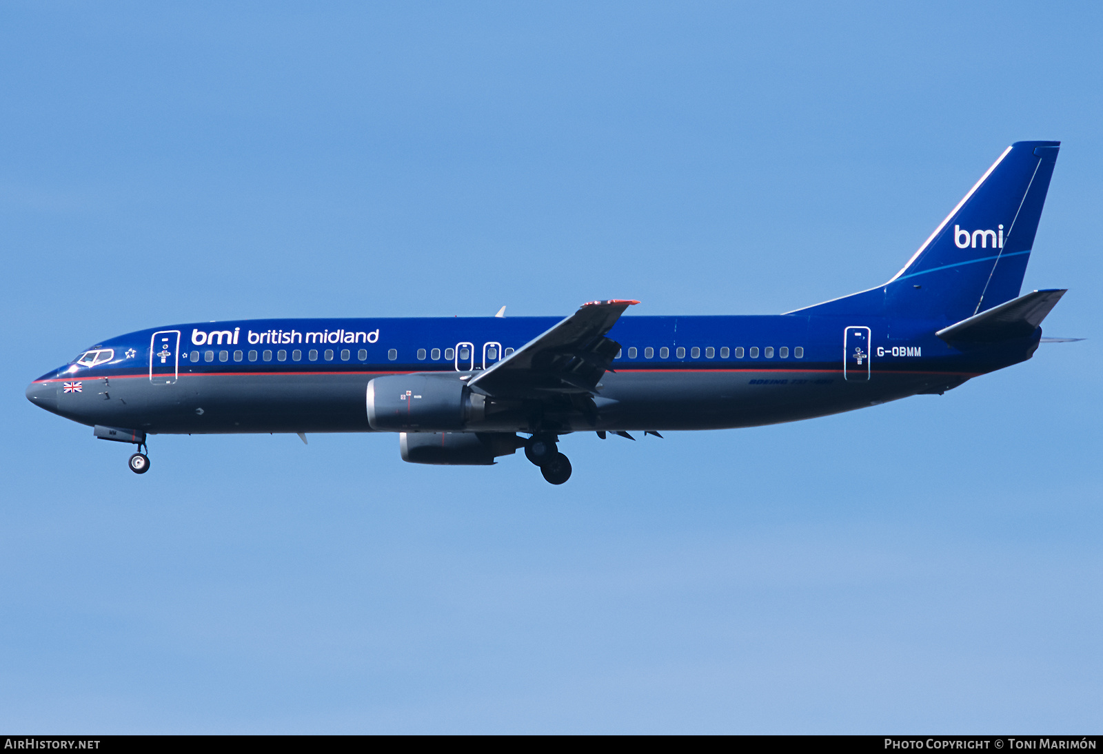 Aircraft Photo of G-OBMM | Boeing 737-4Y0 | BMI - British Midland International | AirHistory.net #421920