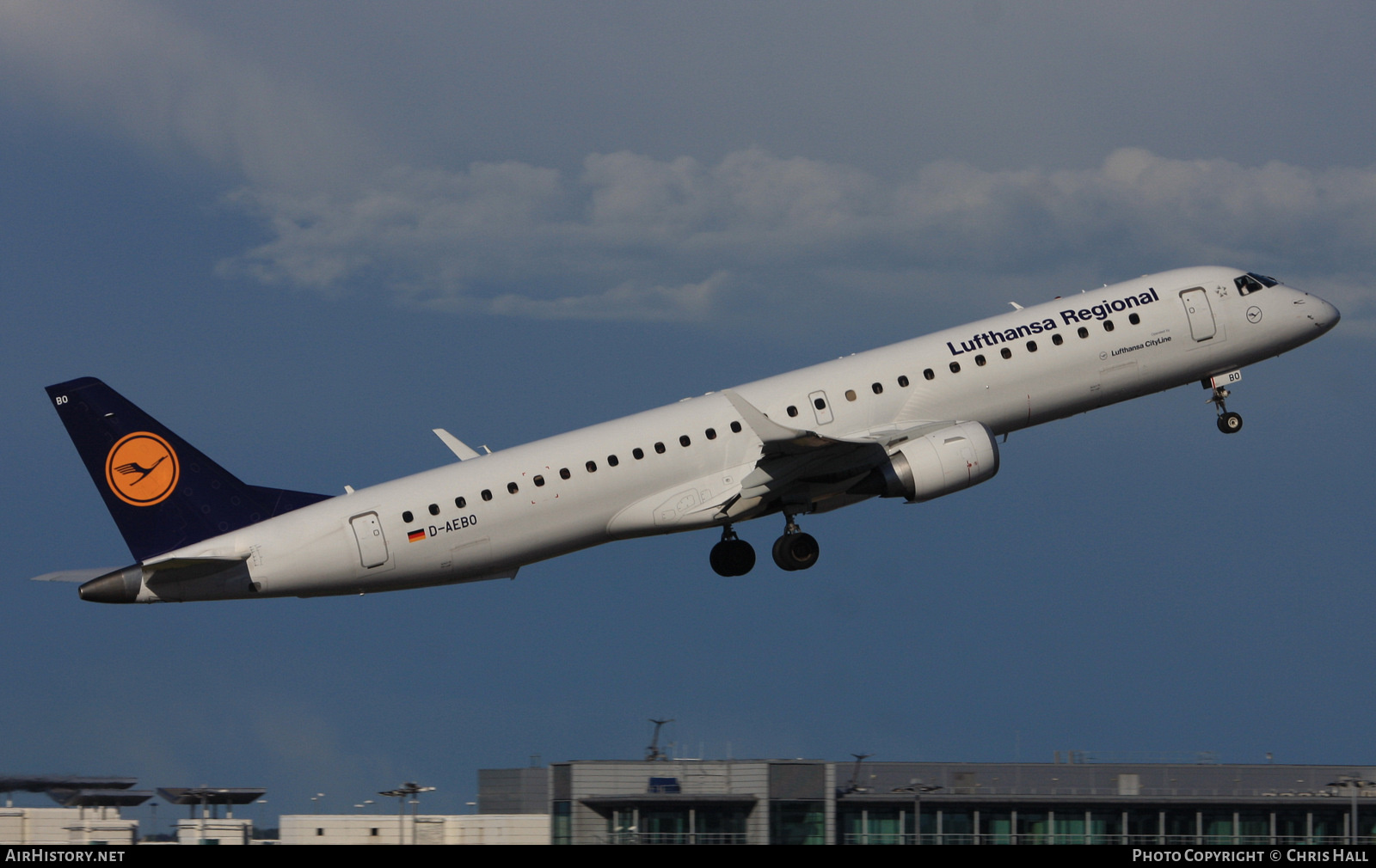 Aircraft Photo of D-AEBO | Embraer 195LR (ERJ-190-200LR) | Lufthansa Regional | AirHistory.net #421936