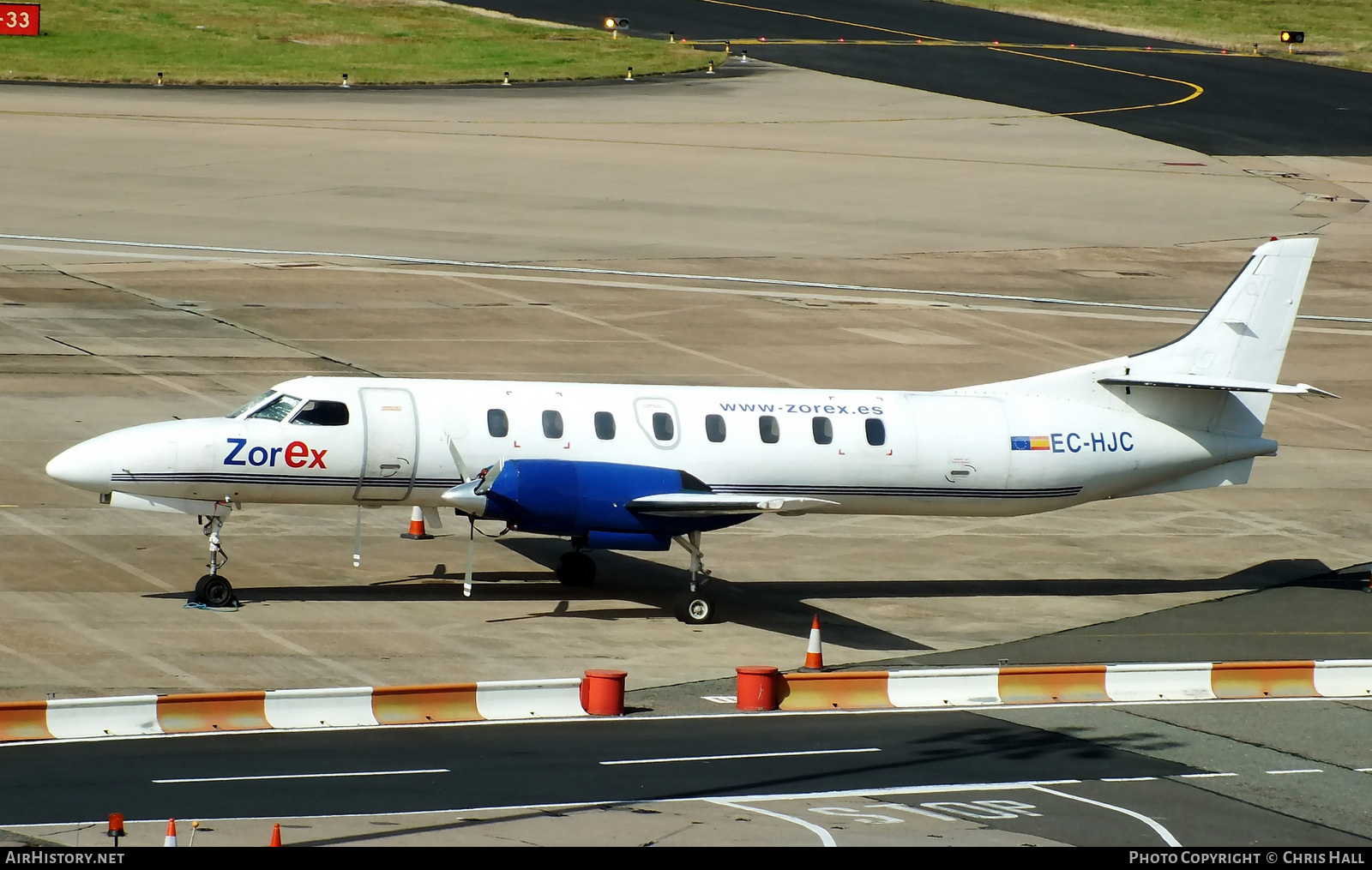 Aircraft Photo of EC-HJC | Fairchild Swearingen SA-226TC Metro II | Zorex Air Transport | AirHistory.net #421965