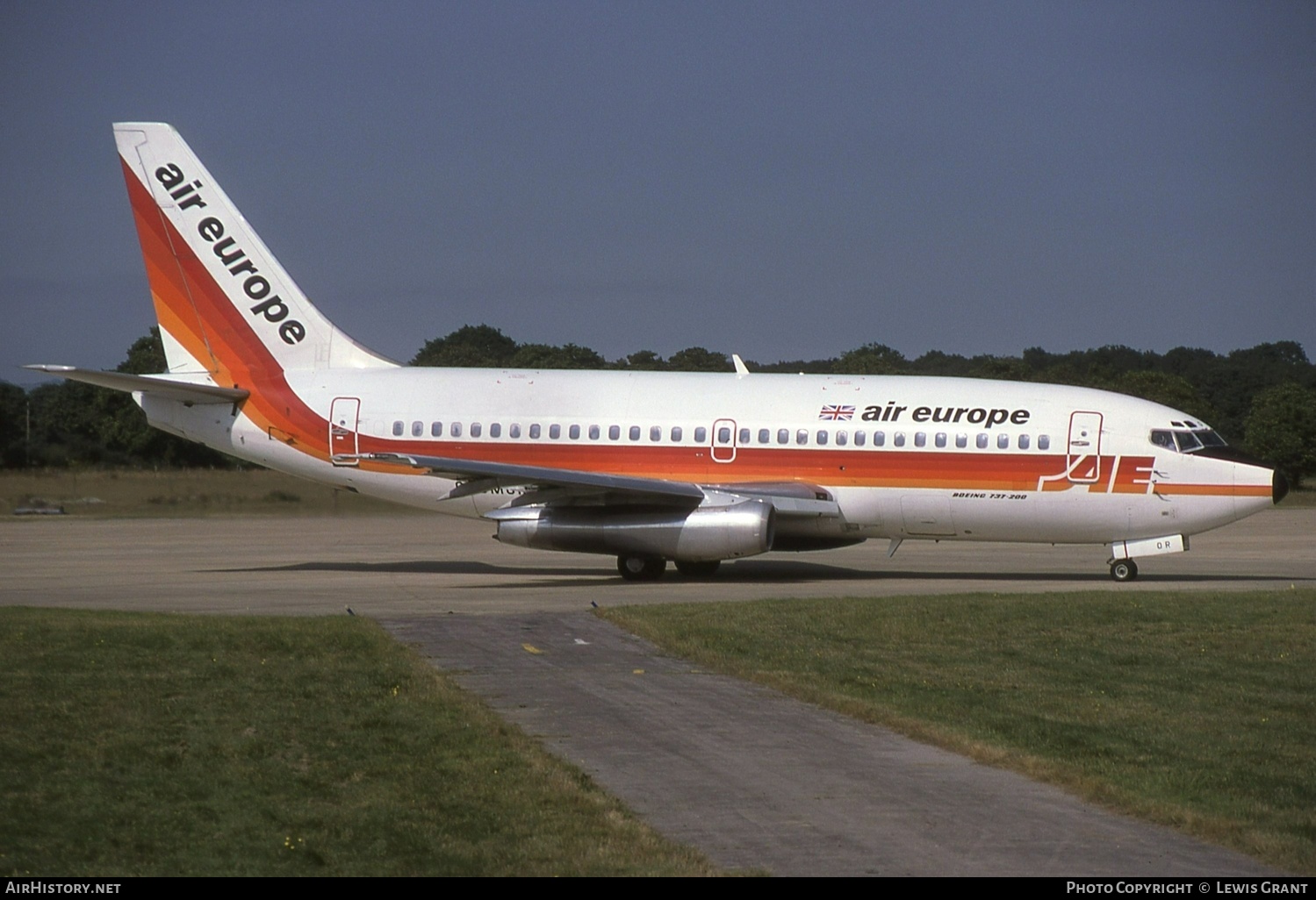 Aircraft Photo of G-BMOR | Boeing 737-2S3/Adv | Air Europe | AirHistory.net #422031