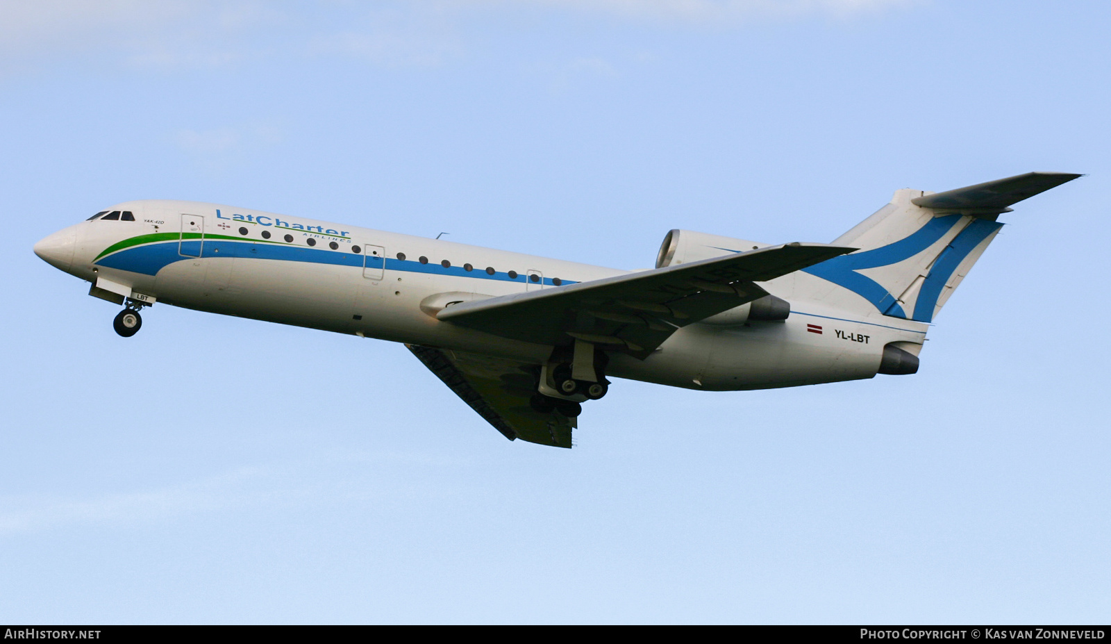 Aircraft Photo of YL-LBT | Yakovlev Yak-42D | LatCharter Airlines | AirHistory.net #422076