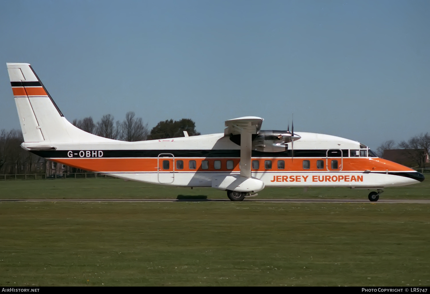 Aircraft Photo of G-OBHD | Short 360-200 | Jersey European Airways | AirHistory.net #422085