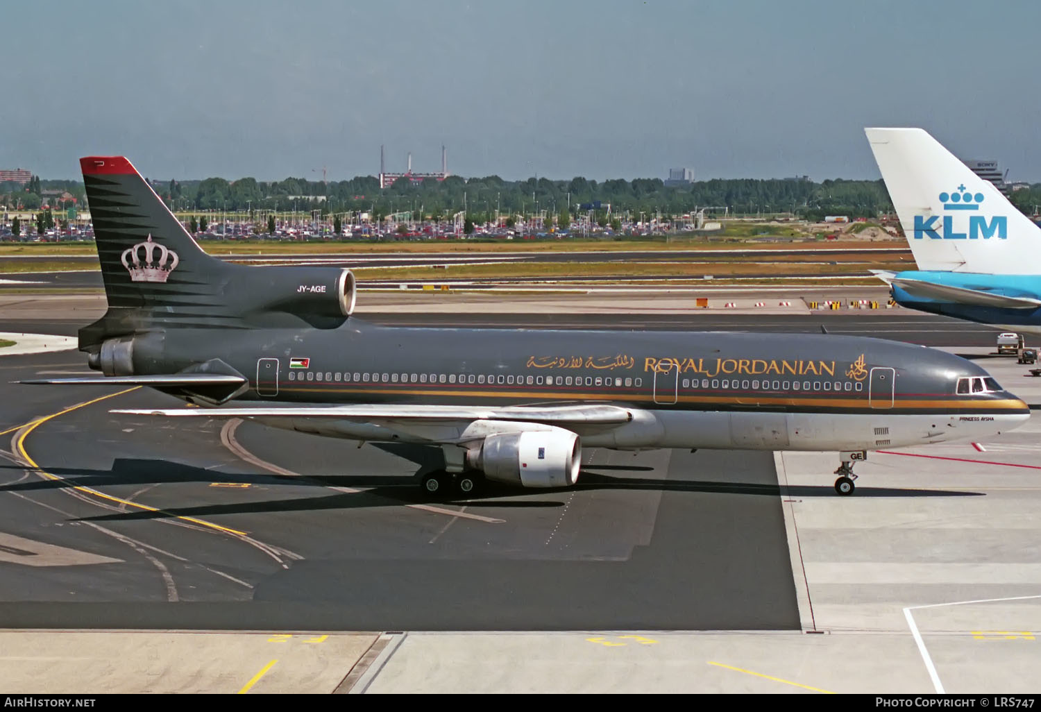 Aircraft Photo of JY-AGE | Lockheed L-1011-385-3 TriStar 500 | Royal Jordanian Airlines | AirHistory.net #422087