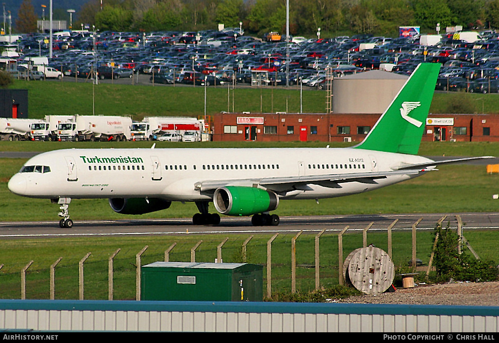 Aircraft Photo of EZ-A012 | Boeing 757-22K | Turkmenistan Airlines | AirHistory.net #422114