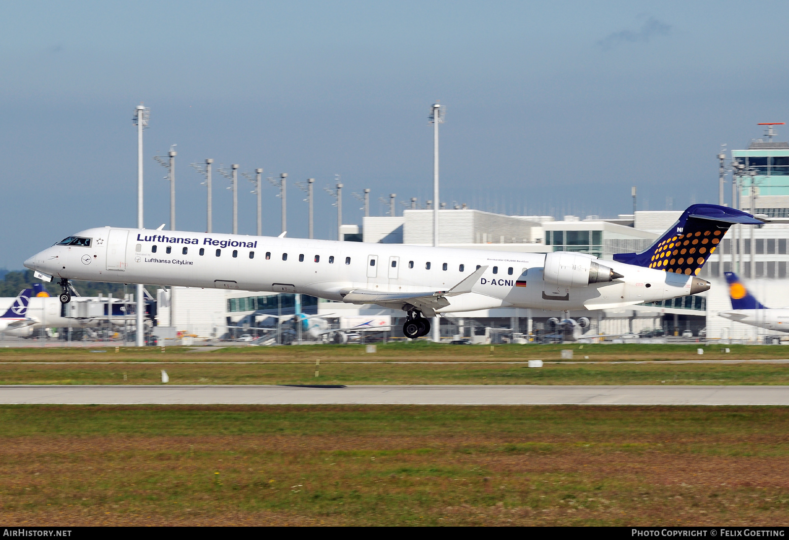 Aircraft Photo of D-ACNI | Bombardier CRJ-900 NG (CL-600-2D24) | Lufthansa Regional | AirHistory.net #422135