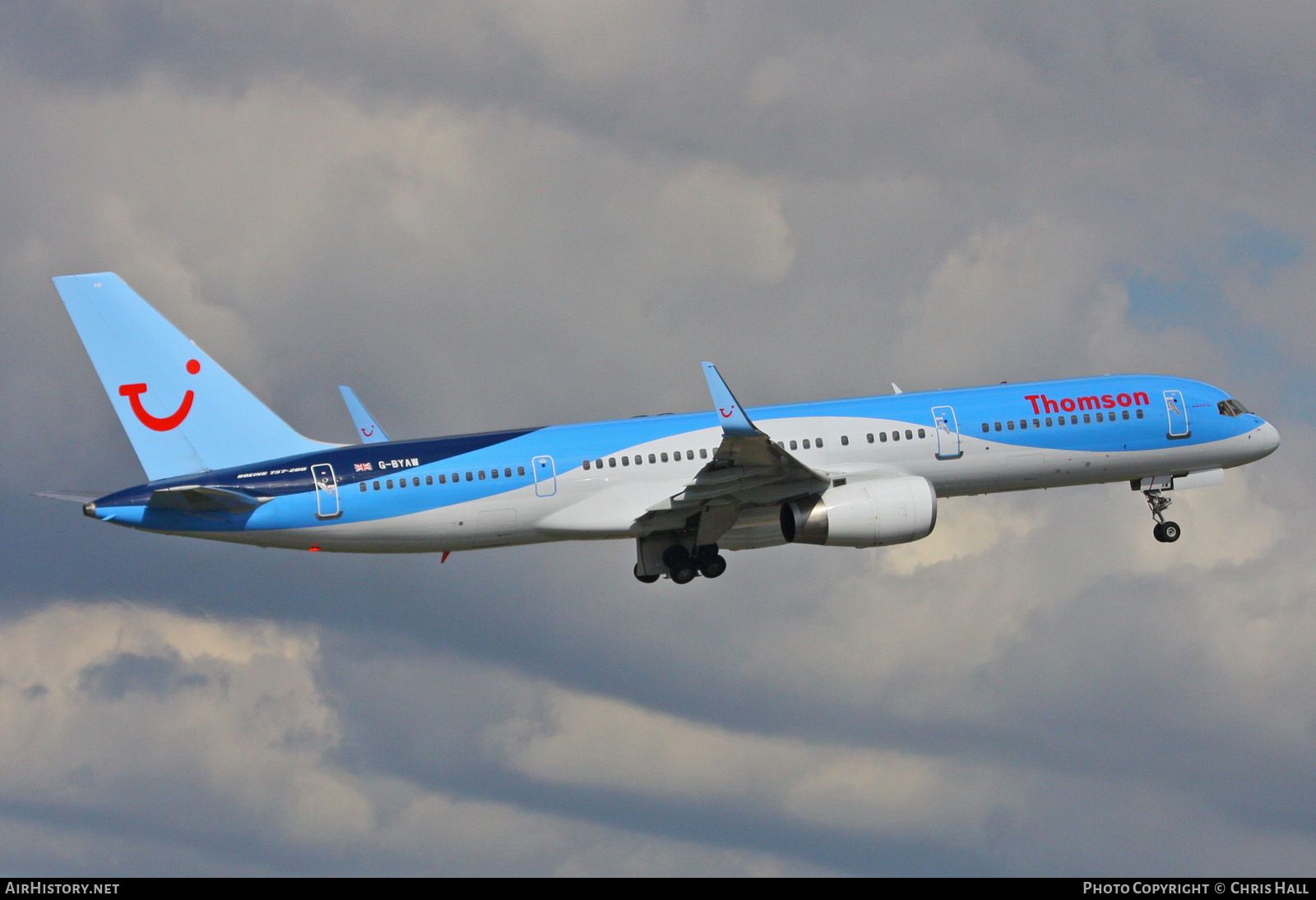 Aircraft Photo of G-BYAW | Boeing 757-204 | Thomsonfly | AirHistory.net #422147