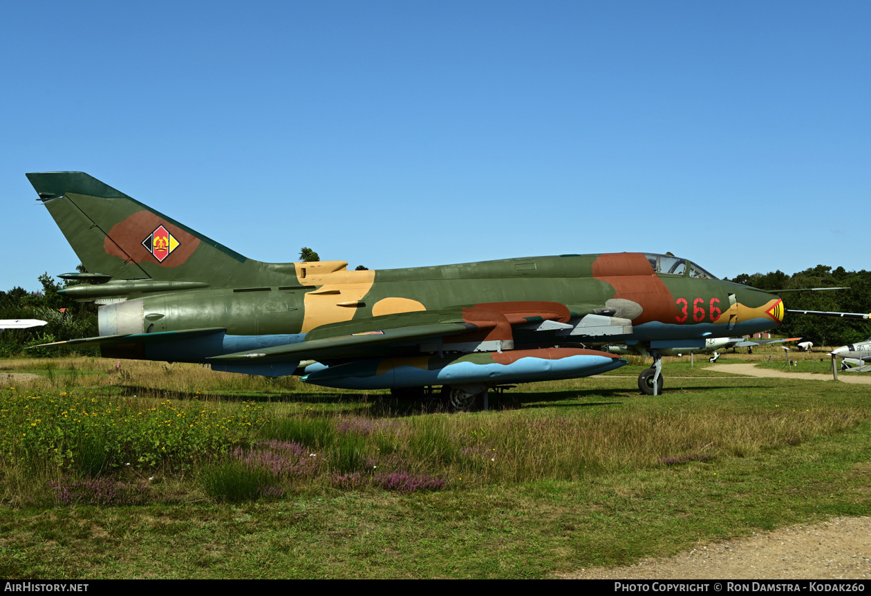 Aircraft Photo of 366 | Sukhoi Su-22M4 | East Germany - Air Force | AirHistory.net #422150
