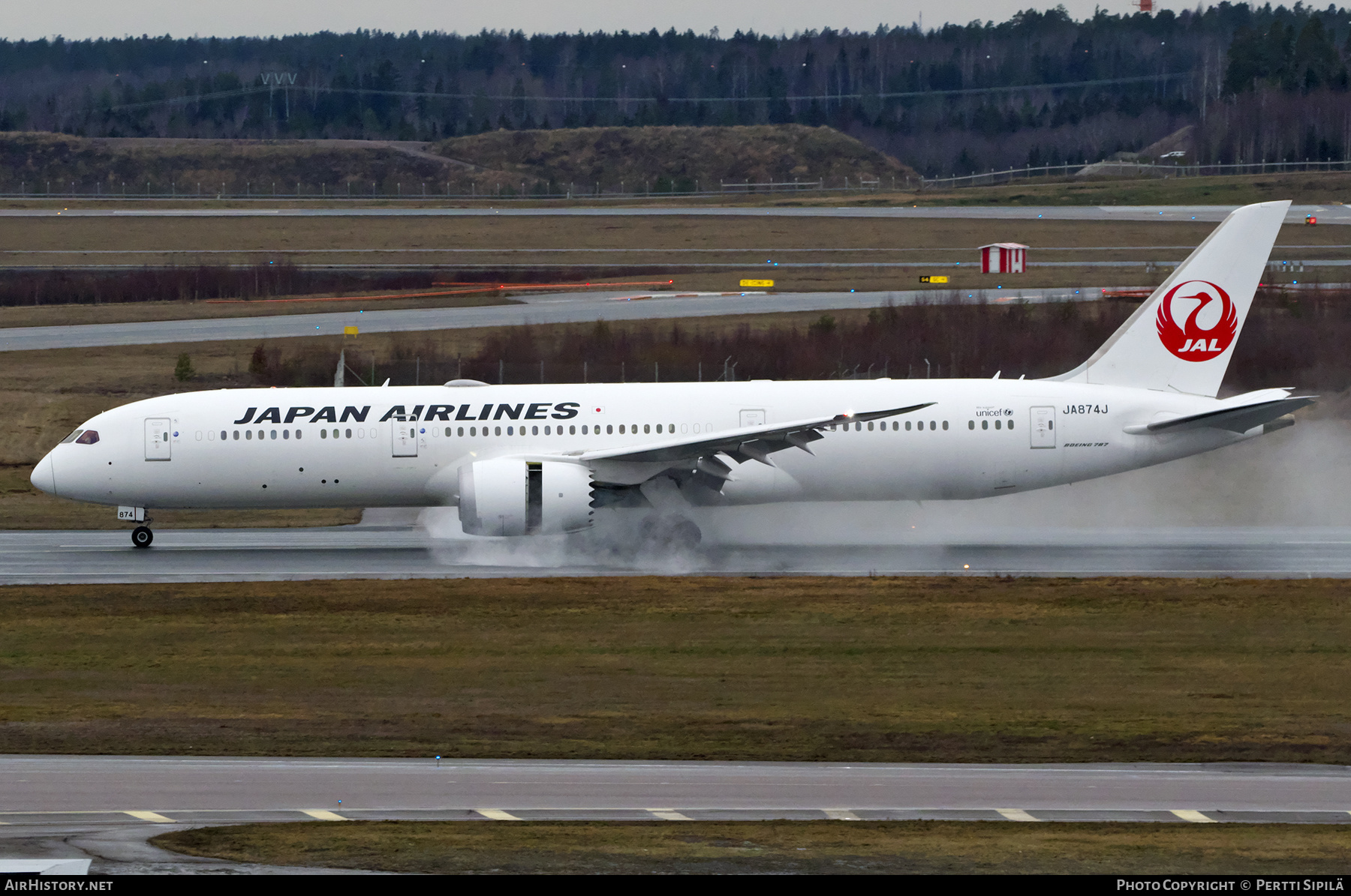Aircraft Photo of JA874J | Boeing 787-9 Dreamliner | Japan Airlines - JAL | AirHistory.net #422154
