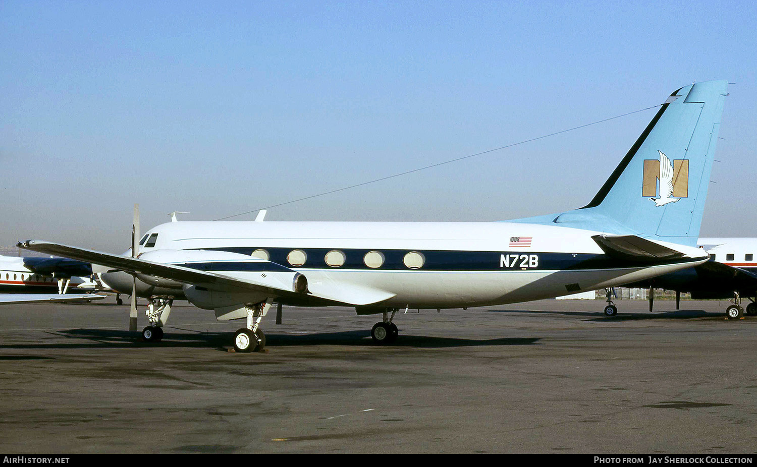 Aircraft Photo of N72B | Grumman G-159 Gulfstream I | Nationwide Insurance | AirHistory.net #422159