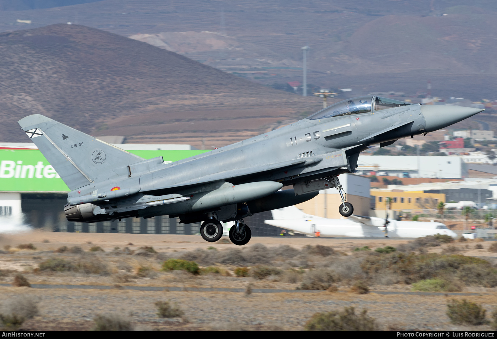 Aircraft Photo of C16-35 | Eurofighter EF-2000 Typhoon S | Spain - Air Force | AirHistory.net #422172