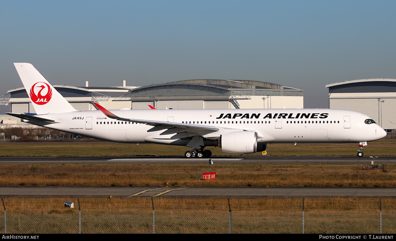 Aircraft Photo of JA14XJ | Airbus A350-941 | Japan Airlines - JAL | AirHistory.net #422173