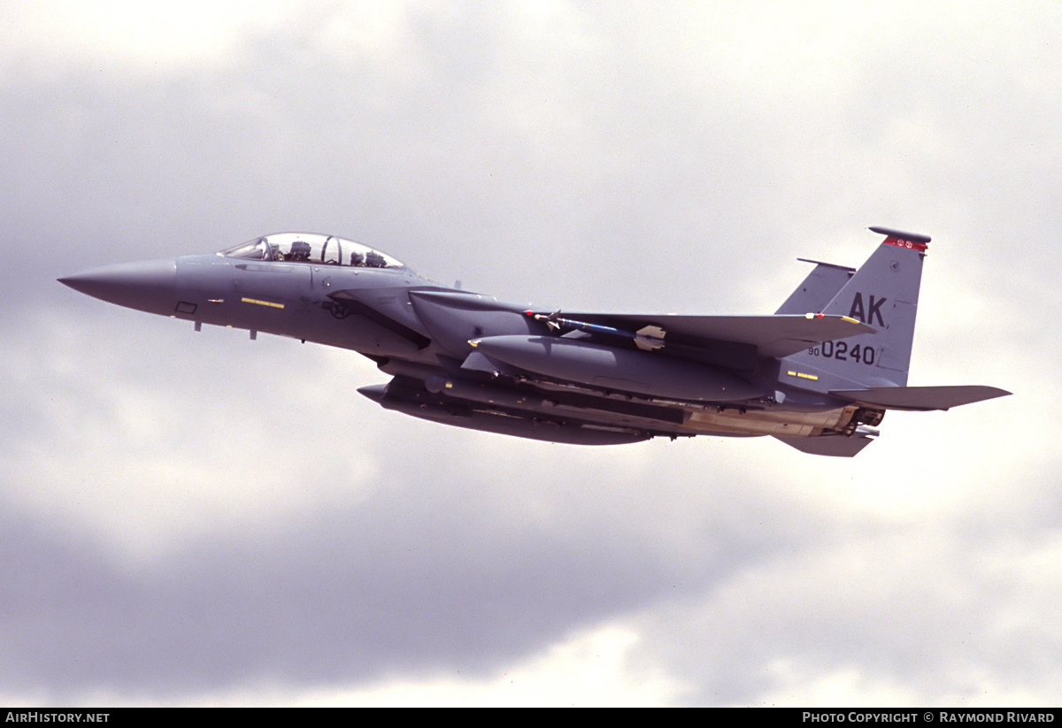 Aircraft Photo of 90-0240 / AF90-0240 | McDonnell Douglas F-15E Strike Eagle | USA - Air Force | AirHistory.net #422229