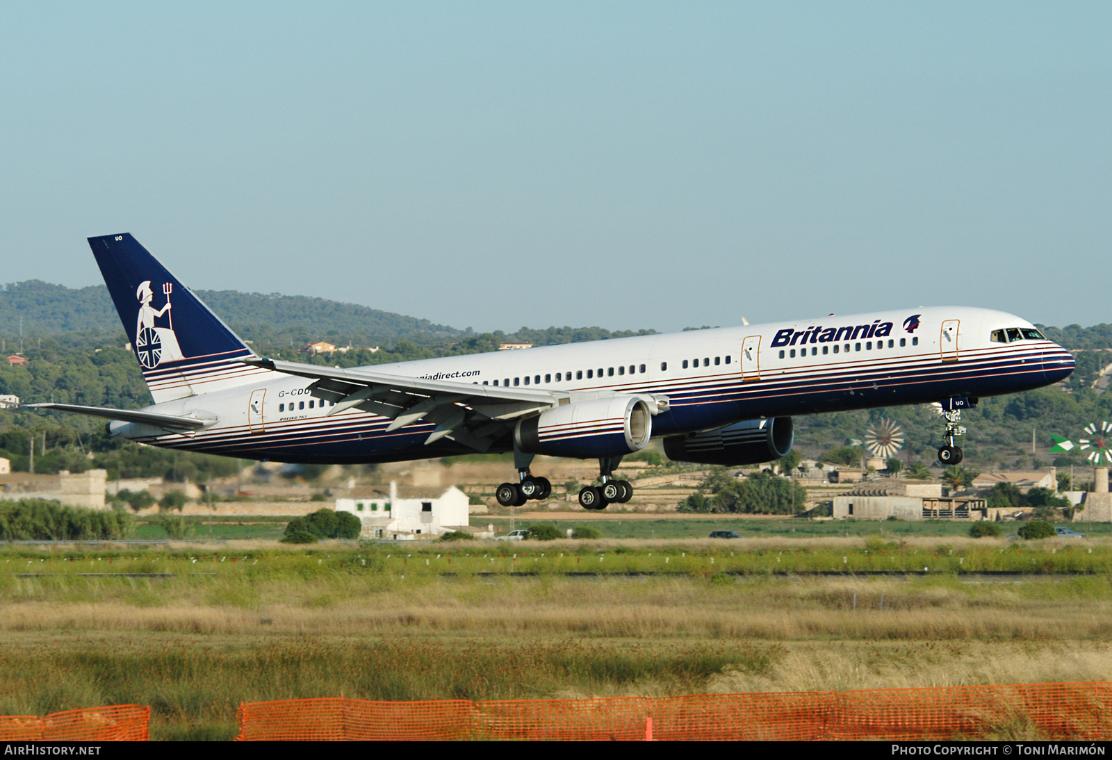 Aircraft Photo of G-CDUO | Boeing 757-236 | Britannia Airways | AirHistory.net #422300