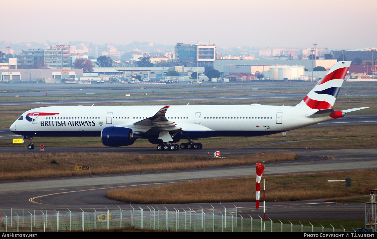 Aircraft Photo of F-WZNC | Airbus A350-1041 | British Airways | AirHistory.net #422389