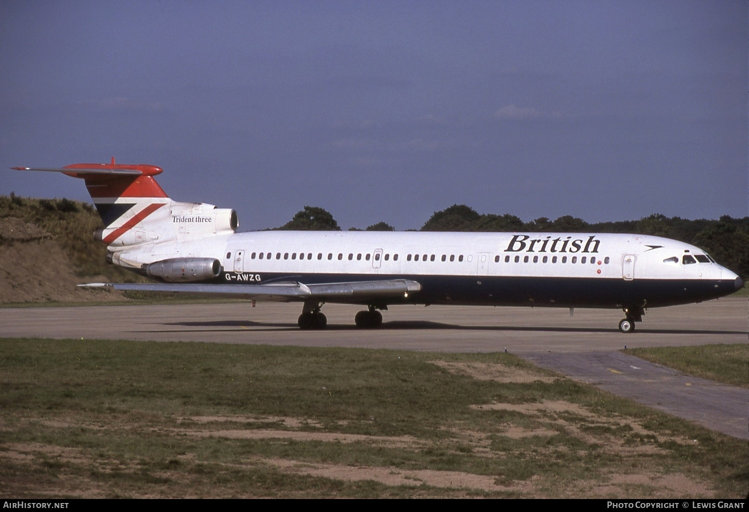 Aircraft Photo of G-AWZG | Hawker Siddeley HS-121 Trident 3B | British Airways | AirHistory.net #422391