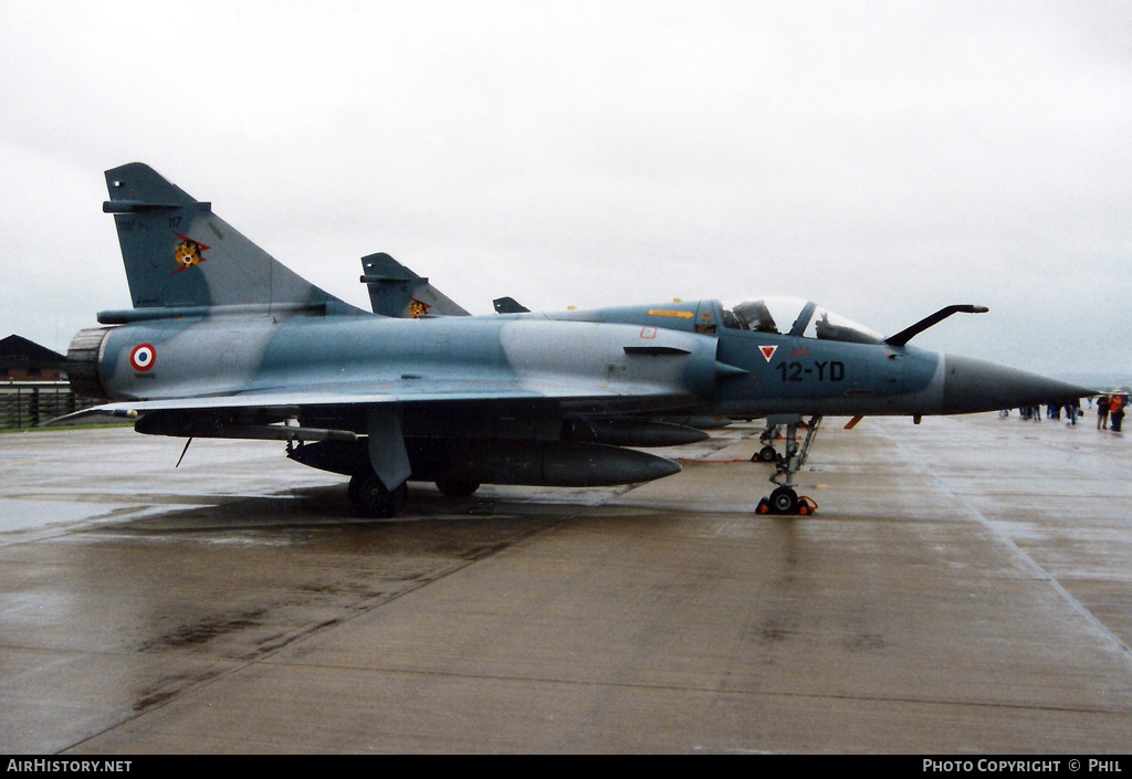 Aircraft Photo of 117 | Dassault Mirage 2000C | France - Air Force | AirHistory.net #422395