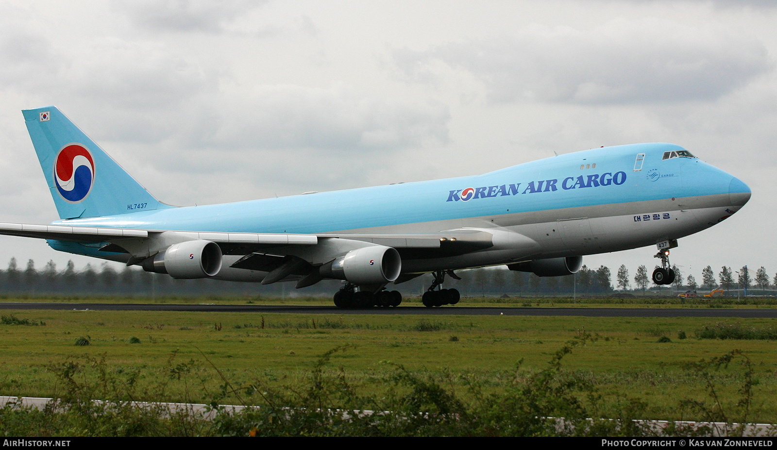 Aircraft Photo of HL7437 | Boeing 747-4B5F/SCD | Korean Air Cargo | AirHistory.net #422434