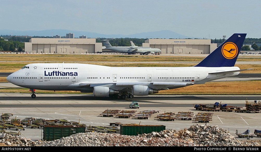Aircraft Photo of D-ABTA | Boeing 747-430M | Lufthansa | AirHistory.net #422443