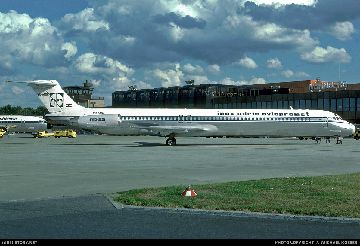 Aircraft Photo of YU-ANG | McDonnell Douglas MD-82 (DC-9-82) | Inex-Adria Airways | AirHistory.net #422445