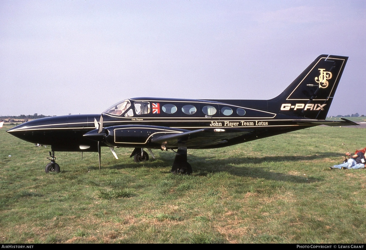Aircraft Photo of G-PRIX | Cessna 414A Chancellor | Team Lotus | AirHistory.net #422465