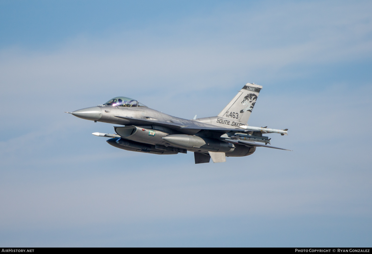 Aircraft Photo of 88-0463 / AF88-463 | General Dynamics F-16CG Fighting Falcon | USA - Air Force | AirHistory.net #422494