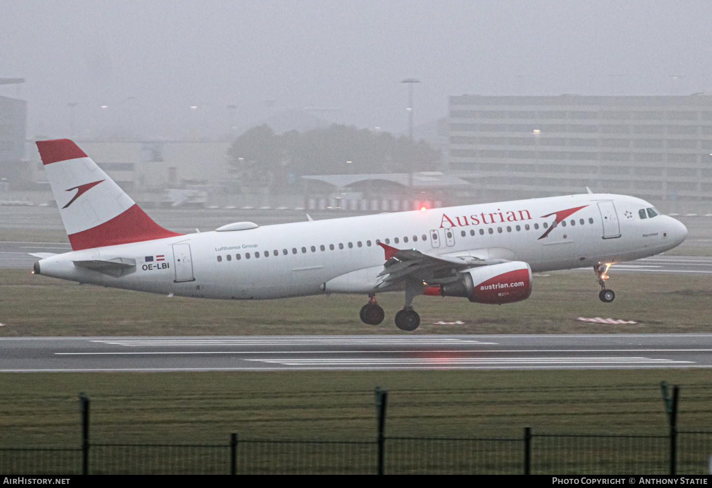 Aircraft Photo of OE-LBI | Airbus A320-214 | Austrian Airlines | AirHistory.net #422587
