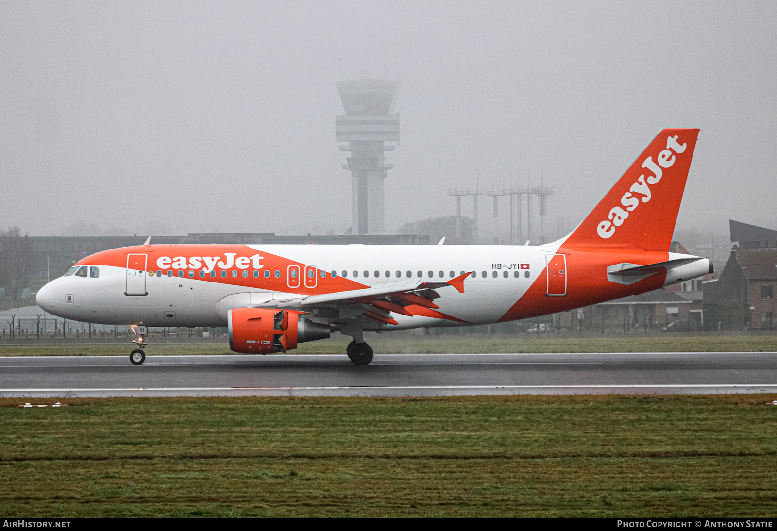 Aircraft Photo of HB-JYI | Airbus A319-111 | EasyJet | AirHistory.net #422589